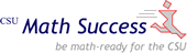 CSU Math Success Logo